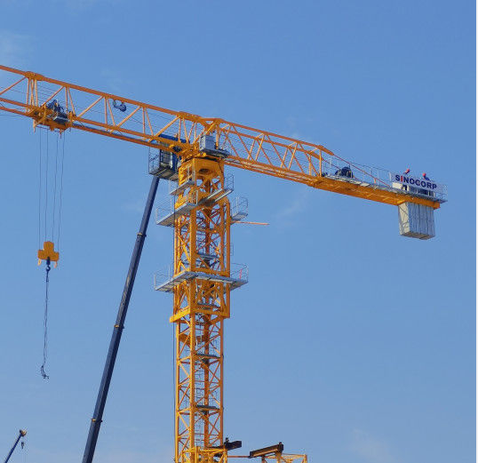 L'équipement de levage de la grue à tour à tête de marteau de Sinocorp 12 tonnes 16 tonnes