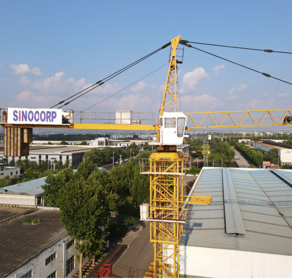 Topkit Qtz 160 Grue à tour à faible consommation à prix modéré 10t 60m Jib Topkit Grue à tour pour la Turquie