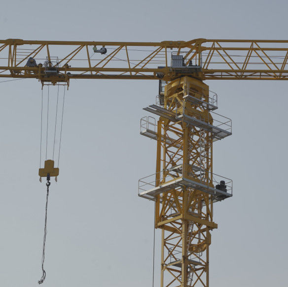 Construction bâtiment grue à tour plate série Qtz 5 tonnes 8 tonnes 10 tonnes