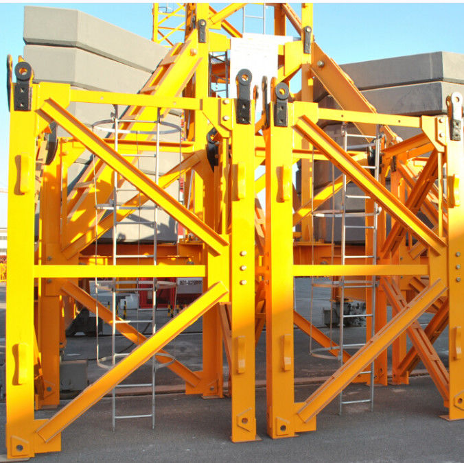 Site de construction Fondation fixe Grue de tour de type 8 tonnes