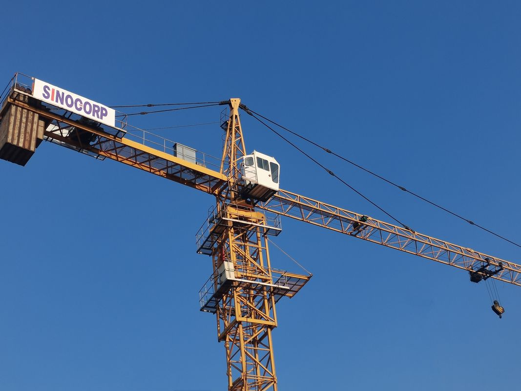 8 tonnes à base fixe type 60M longueur de bras / bras grue à tour à tête de marteau