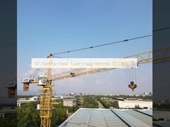 16T tête de marteau Tour Crane 90m/min QTZ7040-16